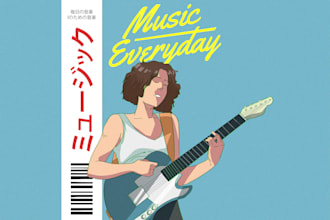 make japanese city pop retro design for merchandise