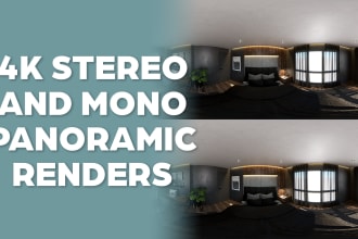 professionally render spectacular 360 panorama images