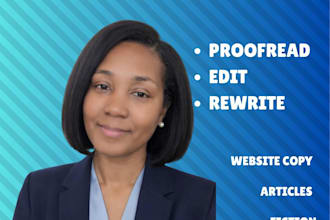 proofread and edit your text