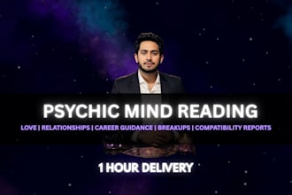 do psychic mind reading with your loved ones in 2 hrs