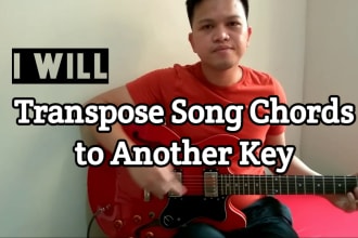 transpose song chords to another key