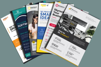 design real estate, event flyer and marketing materials