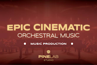 compose epic cinematic orchestral music