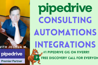 consult, setup, or automate pipedrive CRM