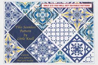 create seamless tile pattern design