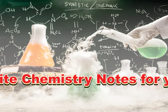 write chemistry notes for you