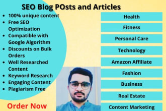 be your SEO blog post writer, article writer, and content writer