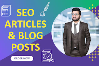 be your SEO blog post writer, article writer, and content writer