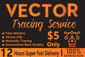 vectorize, recreate, raster to vector your logo or images