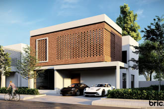 design and make detail 3d model interior and exterior both
