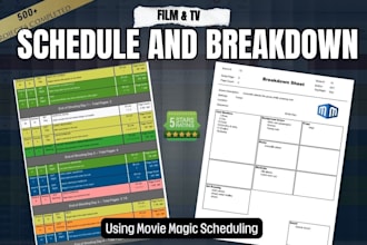effectively schedule, and breakdown your film in movie magic