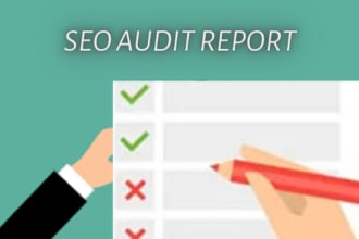 provide an actionable SEO audit report for your website