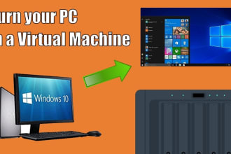 convert physical windows server into hyperv virtual machine