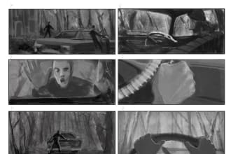 do professional storyboards for your movies and commercials