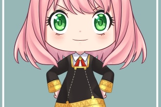 draw cute chibi in my artstyle