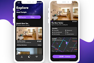 design creative mobile app UI and website UI