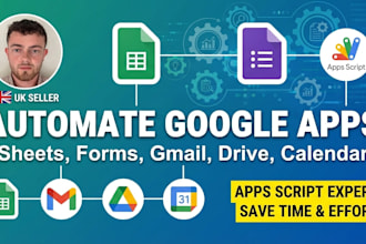 automate google sheets, form, gmail, drive, calendar via apps script