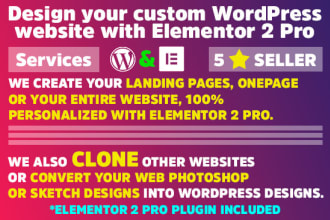 create your web template from 0 in wordpress