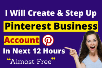 create and set up professional pinterest account for high traffic