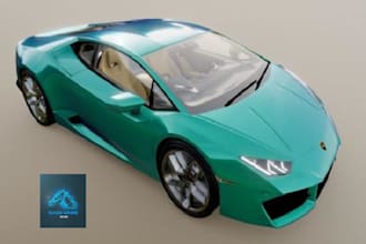create 3d model only of your car