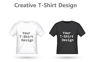 design a creative print ready t shirt design