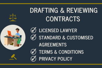 draft all your legal contracts and agreements