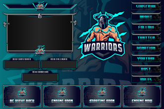 design custom twitch overlay, twitch emotes, and alerts