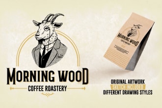 draw a vintage retro logo, illustration, mascot