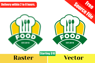 vector trace, vectorize logo, recreate
