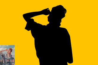 create awesome silhouette from your photo