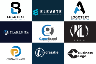 do your minimalist modern logo design
