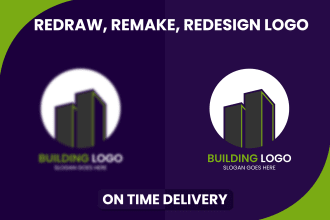 redraw, remake or redesign vector logo within 4 hours