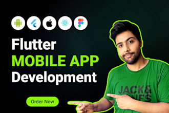 do ios app, android app development as flutter developer, mobile app developer