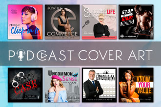 design your podcast cover art 12hrs