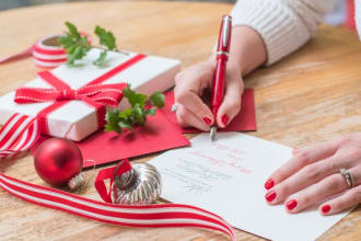 write a personalised christmas card poem or message