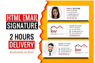 design clickable professional email signature