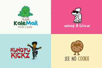 create hand drawn logo with icon in my style