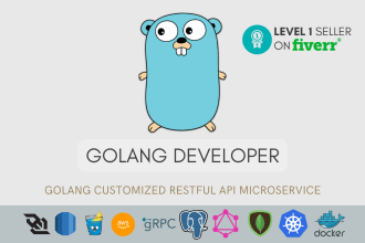 develop an API server in golang or node javascript