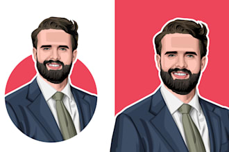 draw amazing cartoon avatar portrait from your photo