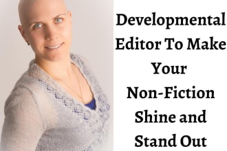 be a developmental editor for your nonfiction