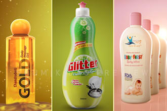 create impressive photo realistic 3d product shot