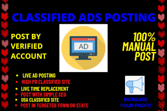 post your ads on high pr USA classified ads posting site