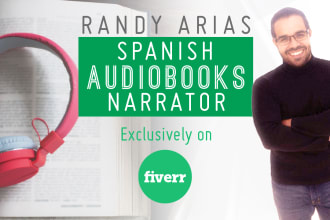 be your audiobook narrator in spanish with acx standards