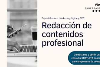 write SEO optimized marketing articles in spanish