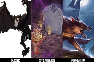 make any fantasy illustration you want