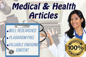 write professional  cannabis , nutrition,  medical and health articles