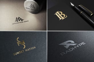 do modern minimalist luxury fashion and clothing brand logo