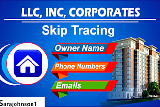 do skip tracing for llc inc trusts business owners corporates