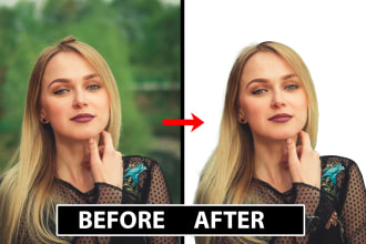 do photoshop, face swap, remove background, resize your images