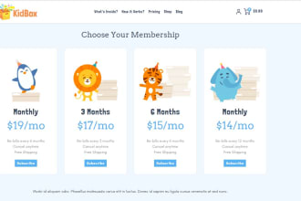 build a membership website portal and upload contents  accept paypal and stripe